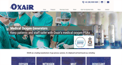 Desktop Screenshot of oxair.com.au